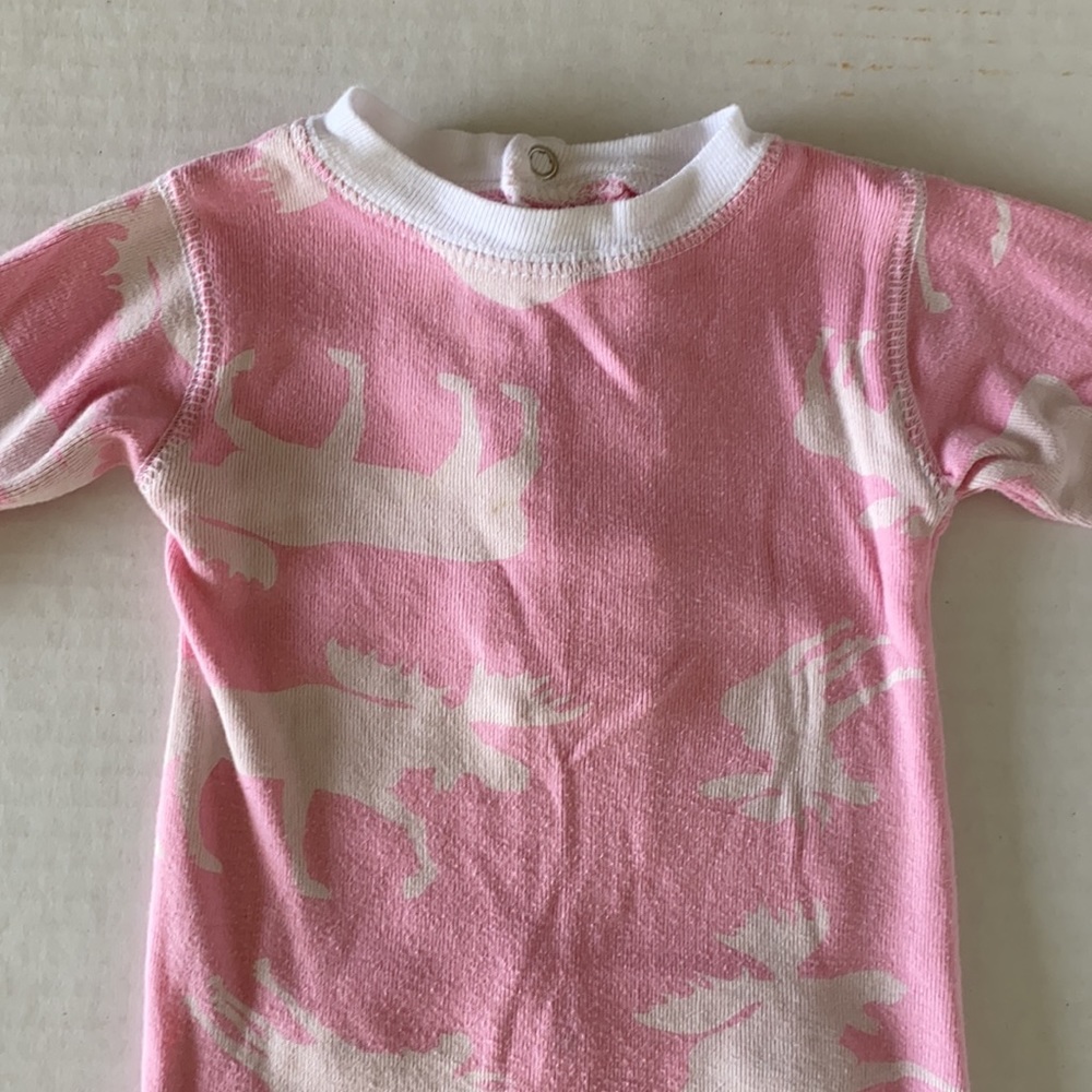 Lazy One “Don’t Moose with Me” PJ Size 12months - Picture 2 of 10